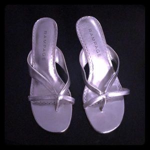 Rampage Silver Heels ($3 or FREE with purchase)